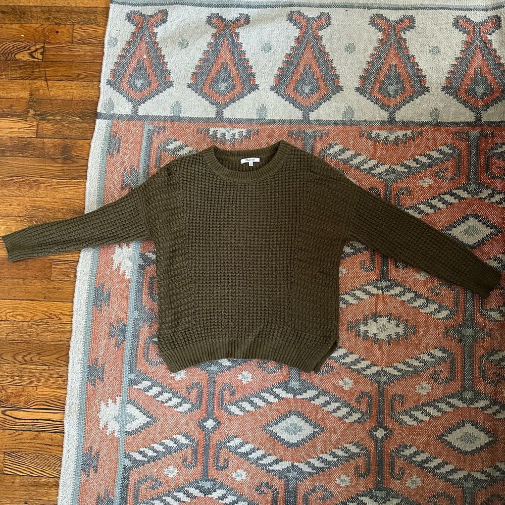 Olive green Madewell Sweater